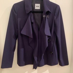 Moschino Cheap and Chic Wool Blazer Jacket Blue 6